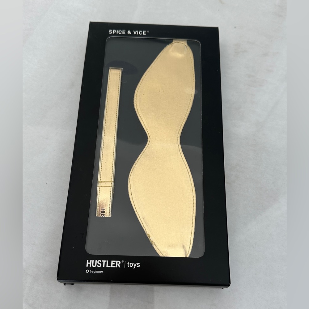 Hustler Hollywood Gold Blindfold Set